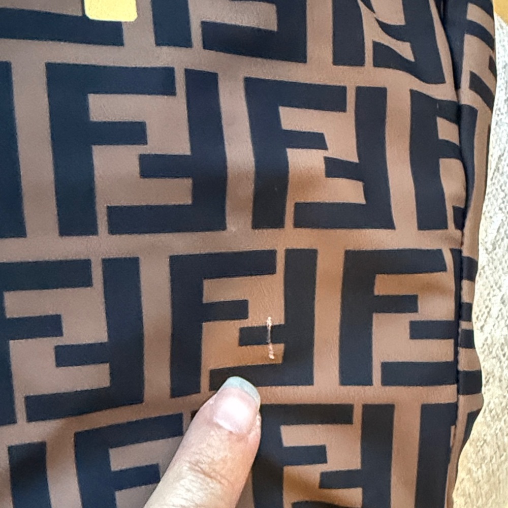 Fendi Black and orange Logo Bodysuit - Picture 5 of 10